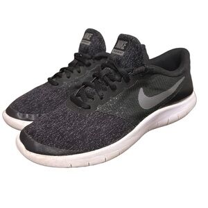Nike flex contact soft fabric charcoal gray size 6.5 Youth kids